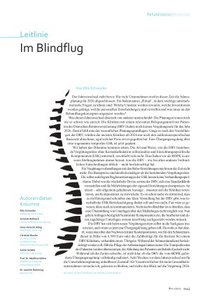 Vorschauseite 1: Im Blindflug