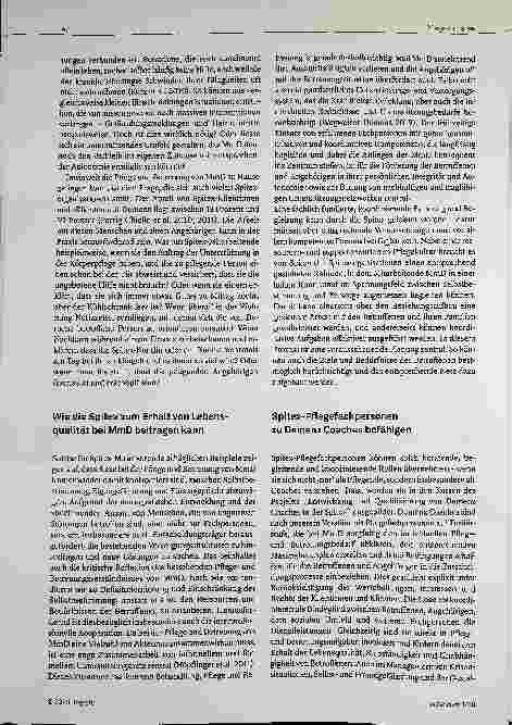Vorschauseite 2: Lebensqualität von Menschen mit Demenz fördern - Demenz Coaches in der Spitex
