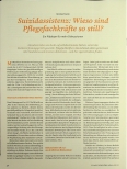 Vorschauseite 1: Suizidassistenz: Wieso sind Pflegefachkräfte so still? Ein Plädoyer für mehr Diskussionen