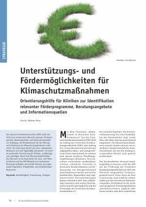 Vorschauseite 1: Unterstützungsund Fördermöglichkeiten für Klimaschutzmaßnahmen