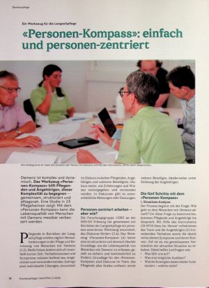 Vorschauseite 1: «Personen-Kompass»: einfach und personen-zentriert