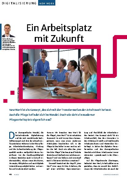 Vorschauseite 1: Ein Arbeitsplatz mit Zukunft