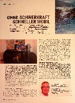 Vorschauseite 1: Ohne Schwerkraft schneller mobil.
