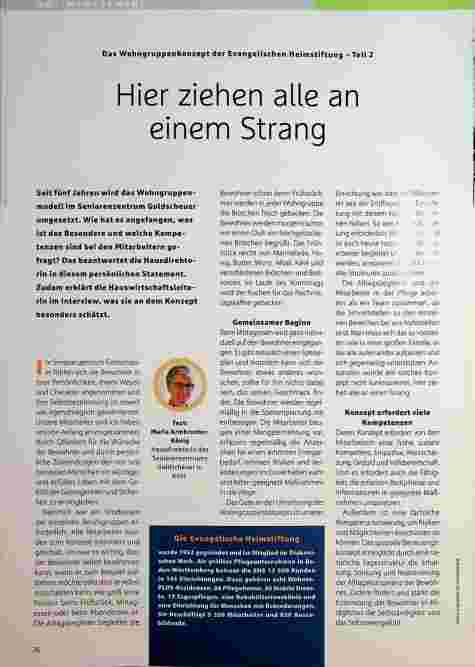 Vorschauseite 1: Hier ziehen alle an einem Strang.