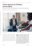 Vorschauseite 1: In den eigenen vier Wänden statt im Spital - Eine akutmedizinische Behandlung zu Hause kann gelingen.
