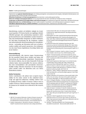 Vorschauseite 3: Populationsbezogene Prävention in der Praxis