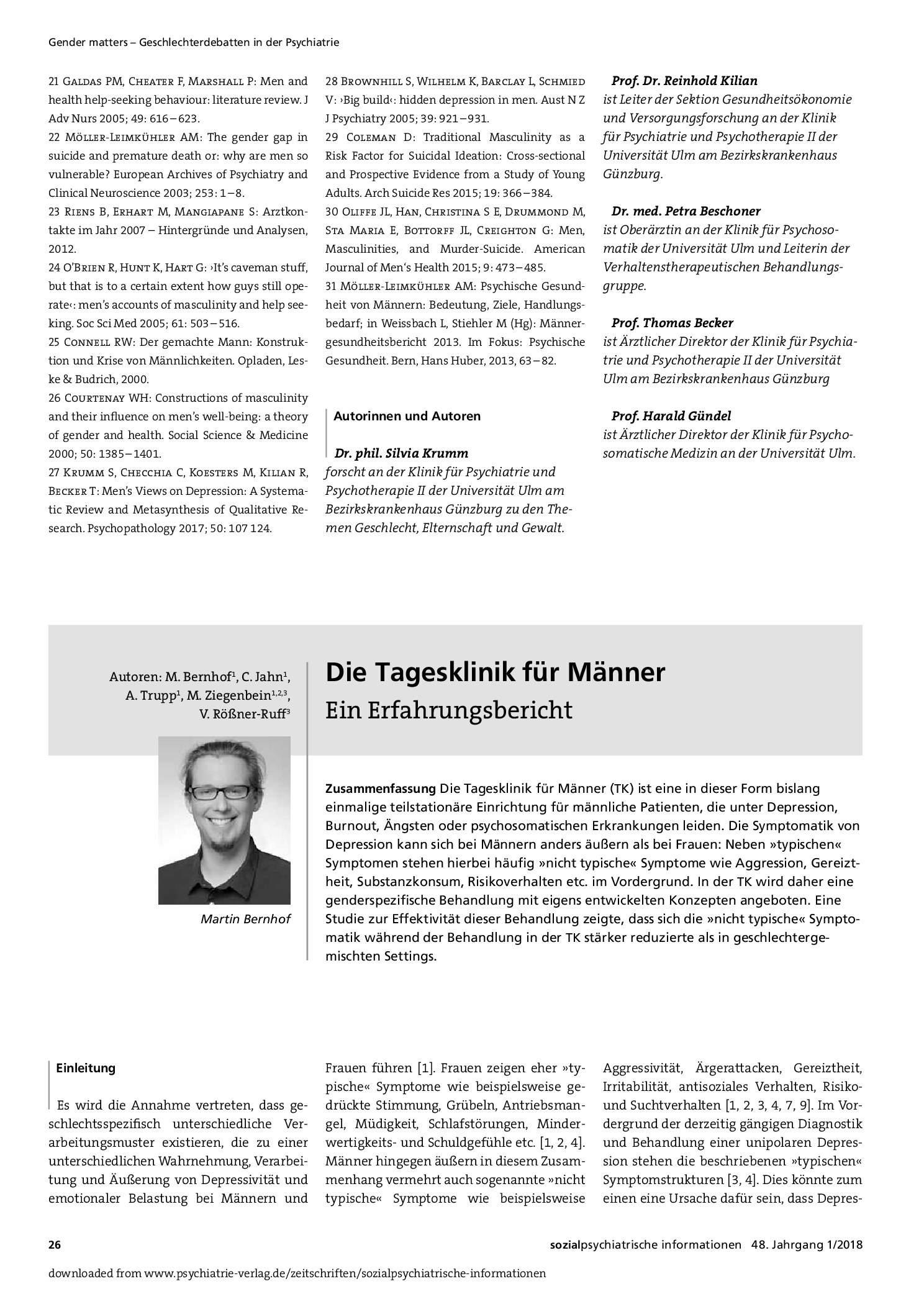 Vorschauseite 4: Wenn Mannsein zum Problem wird. Zum Verhältnis von Männlichkeitsorientierung und Depression