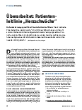 Vorschauseite 1: Überarbeitet: Patientenleitlinie „Herzschwäche“