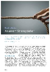 Vorschauseite 1: Nachhaltigkeit: An einem Strang ziehen