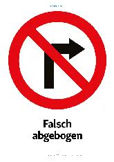 Vorschauseite 1: Richtig: Falsch abgebogen