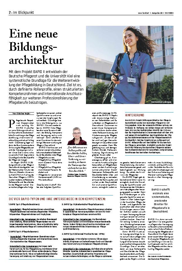 Vorschauseite 1: Eine neue Bildungsarchitektur