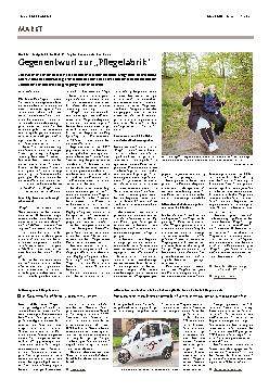 Vorschauseite 1: Gegenentwurf zur „Pflegefabrik“