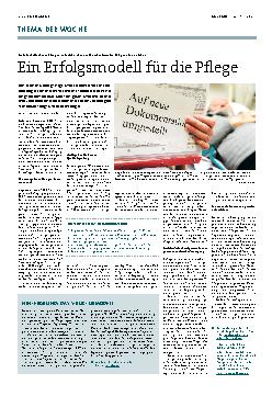 Vorschauseite 1: Ein Erfolgsmodell für die Pflege
