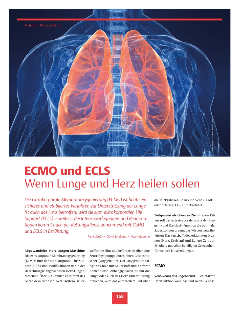 Vorschauseite 1: ECMO und ECLS - Wenn Lunge und Herz heilen sollen