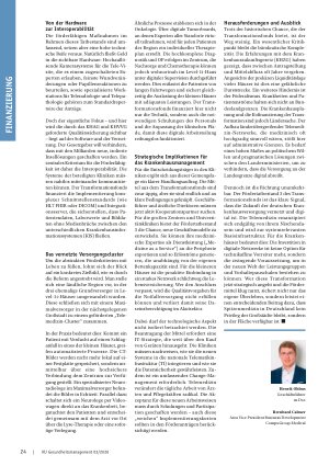 Vorschauseite 3: Die digitale Lebensader der Versorgung Der Transformationsfonds und die strategische Neuausrichtung durch telemedizinische Netzwerke