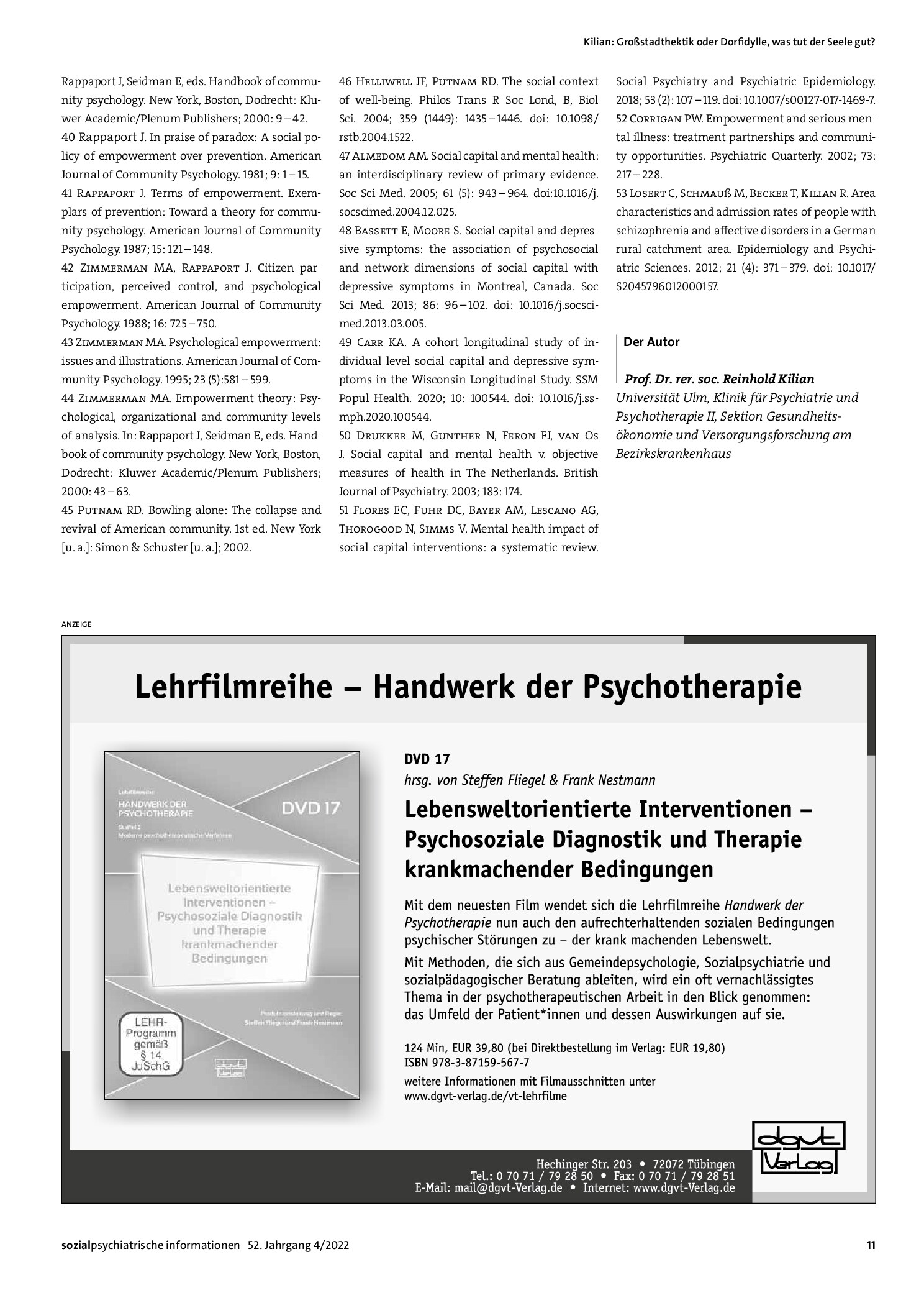 Vorschauseite 6: Großstadthektik oder Dorfidylle: Was tut der Seele gut? Die Wechselwirkungen zwischen Urbanität und psychischer Gesundheit aus soziologischer Perspektive