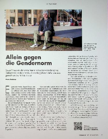 Vorschauseite 1: Allein gegen die Gendernorm