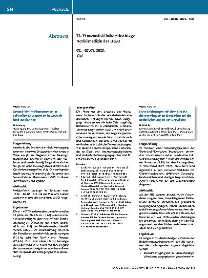 Vorschauseite 1: Anästhesiologie + Intensivmedizuin Heft 1-2025