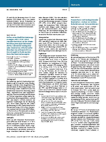 Vorschauseite 4: Anästhesiologie + Intensivmedizuin Heft 1-2025