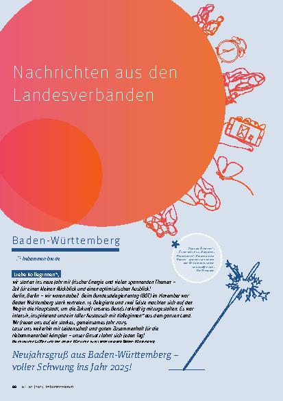 Vorschauseite 1: Nachrichten aus den Landesverbänden