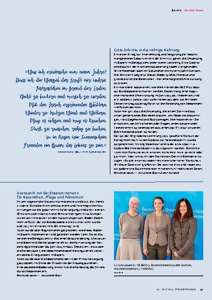 Vorschauseite 4: Nachrichten aus den Landesverbänden