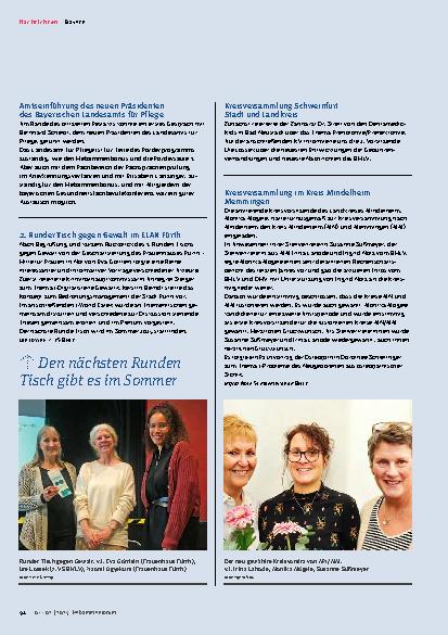 Vorschauseite 5: Nachrichten aus den Landesverbänden
