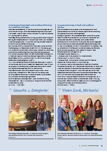 Vorschauseite 6: Nachrichten aus den Landesverbänden