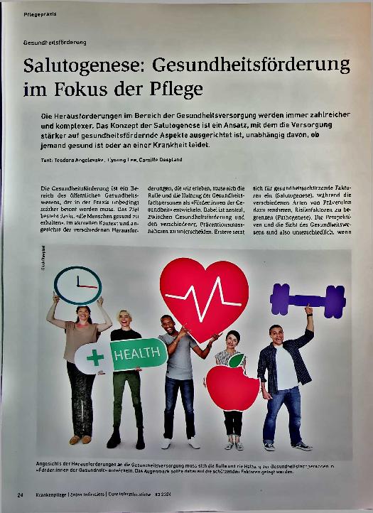 Vorschauseite 1: Salutogenese: Gesundheitsförderung im Fokus der Pflege