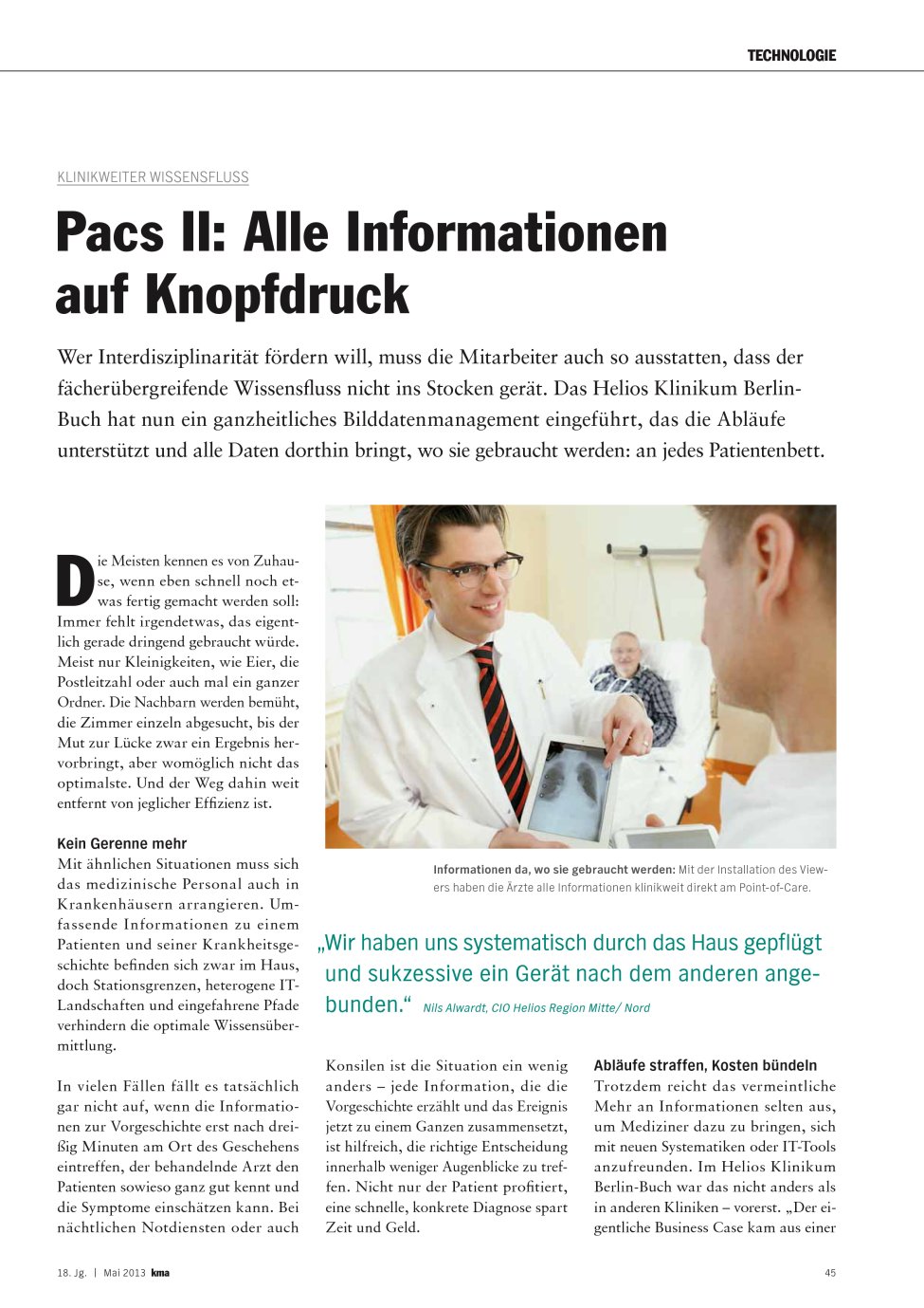 Vorschauseite 1: Pacs II: Alle Informationen auf Knopfdruck