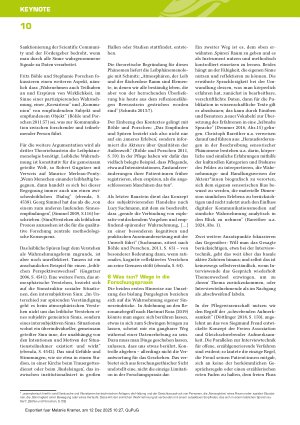 Vorschauseite 5: Von der Theorie zur (Forschungs-) Praxis und zurück