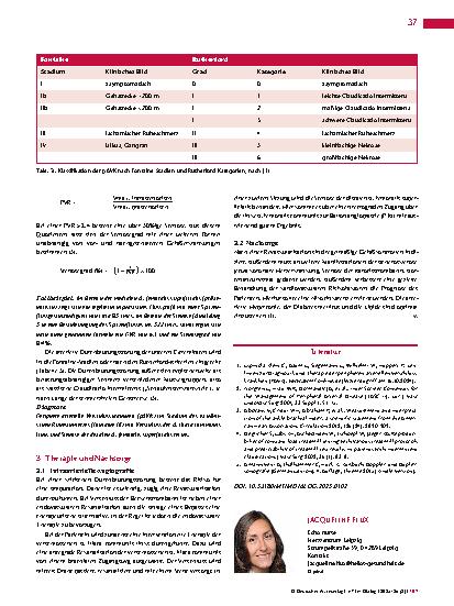 Vorschauseite 6: Nicht immer ist der Rücken schuld! Arterielle Durchblutungsstörung (pAVK)