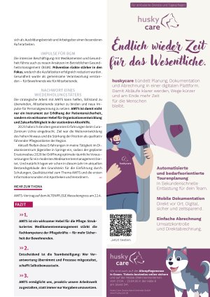 Vorschauseite 4: AMTS als Gewinn im Pflegealltag