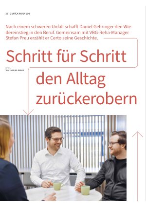 Vorschauseite 1: Schritt für Schritt den Alltag zurückerobern