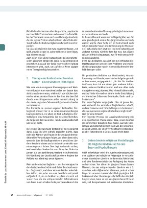 Vorschauseite 2: Erziehung, Religion, Ethik und Weltbild – Der Einfluss auf Therapeut: innen in einer multikulturellen Gesellschaft