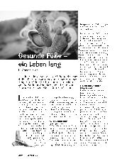 Vorschauseite 1: Gesunde Füßeein leben lang