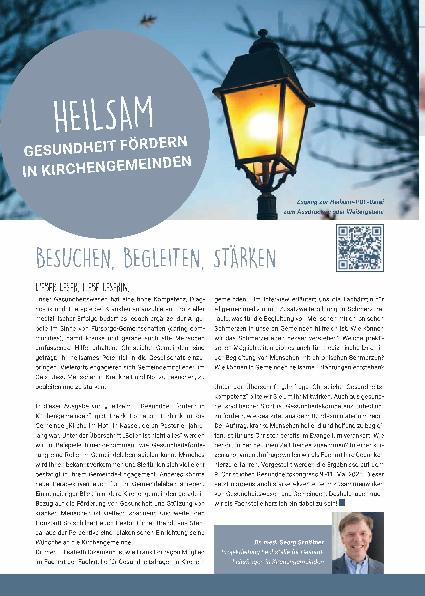 Vorschauseite 1: Heilsam Gesundheit fördern in Kirchengemeinden