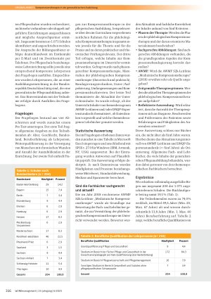 Vorschauseite 3: Die sachgerechte und zeitgemäße phlebologische Kompressionstherapie in der generalistischen Ausbildung – Mixed-Methods-Studie bei Pflegeschulen