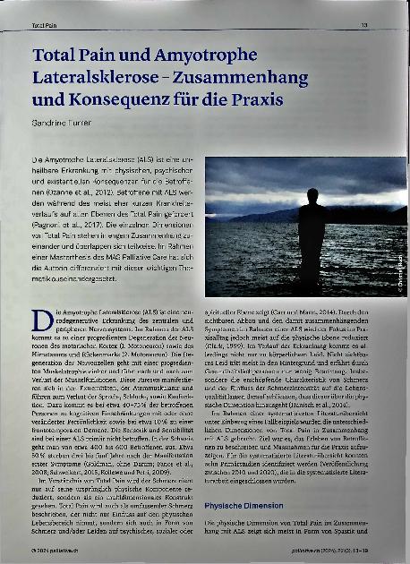 Vorschauseite 1: Total Pain und Amyotrophe Lateralsklerose - Zusammenhang und Konsequenzen für die Praxis