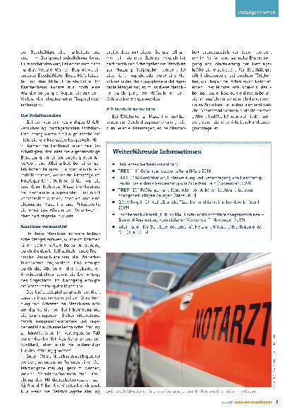 Vorschauseite 2: Unfall an einer ungeeigneten Maschine: Fingerglieder abgetrennt.