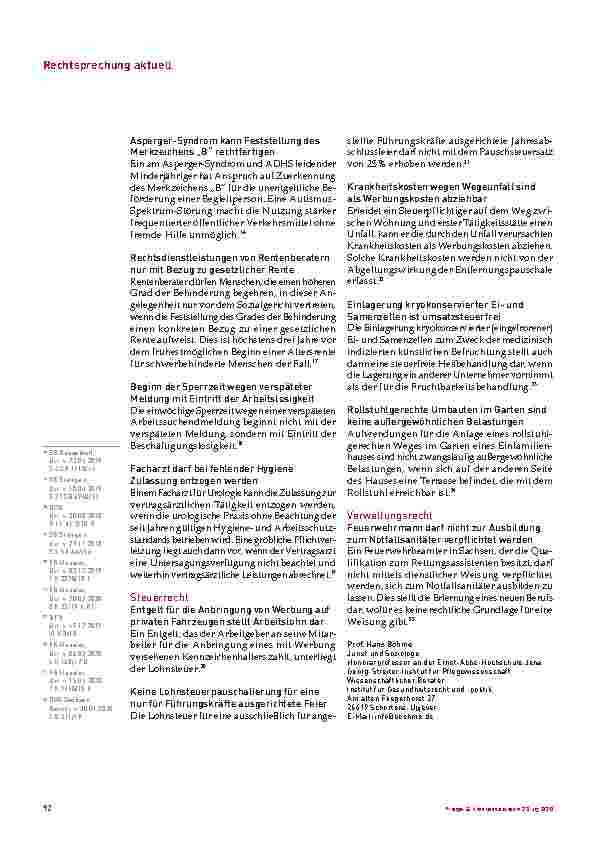 Vorschauseite 3: Corrected: Neues aus der Rechtsprechung