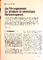 Vorschauseite 1: Das Führungskonzept: Der Schlüssel für nachhaltiges Wertemanagement.