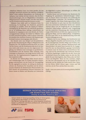 Vorschauseite 2: Die Ansprache von Bundesrätin Elisabeth Baume-Schneider am Nationalen Palliative Care Kongress 2025 in Biel