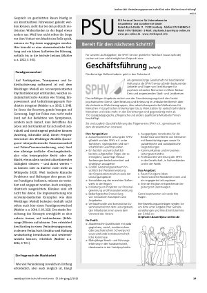 Vorschauseite 3: Veränderungsprozesse in der Klinik oder: Wie lernt man Haltung? Erfahrungen mit dem Weddinger Modell