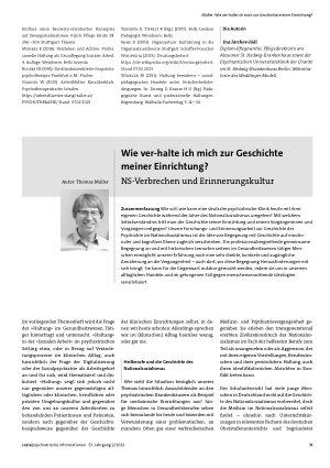 Vorschauseite 5: Veränderungsprozesse in der Klinik oder: Wie lernt man Haltung? Erfahrungen mit dem Weddinger Modell