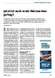 Vorschauseite 1: Jetzt ist noch mehr Vernetzen gefragt.