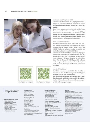 Vorschauseite 3: Wenn Hygiene plötzlich Applaus bekommt