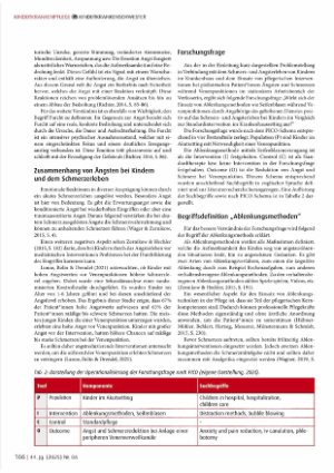 Vorschauseite 4: Angst und Schmerz während Venen punktionen bei Kindern - Teil 1