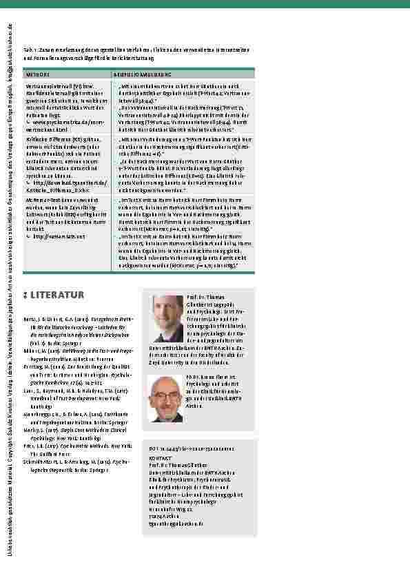 Vorschauseite 6: Wie messe ich im Einzelfall Leistungsverbesserungen? Drei Methoden, um Fortschritte zuverlässig zu beurteilen.