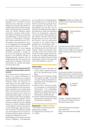 Vorschauseite 6: Das Kompetenzzentrum Digitalisierung und Pflege