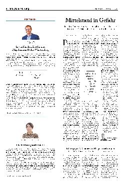 Vorschauseite 1: Mittelstand in Gefahr